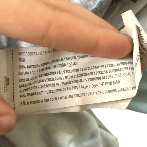 Hollister California Ombré Gradient Logo Long Sleeve Tee Shirt Men Sz Small Blue - Picture 12 of 12